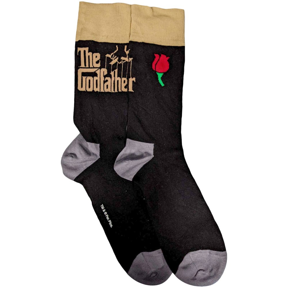 The Godfather - Logo Gold Chaussettes - EU 40-45 - Noir